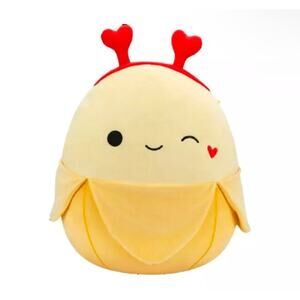 Squishmallows 12" Valentines Junie the Banana with Headband